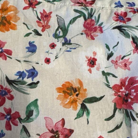 Lovers + Friends Size Small Jill Floral Print Wrap Mini Dress Crochet Trim READ - Picture 7 of 11